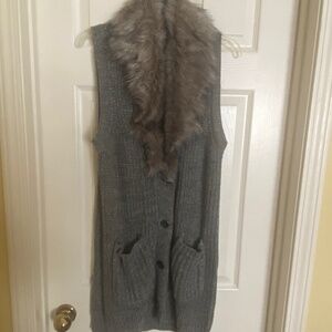 Jessica Simpson Faux Fur Vest